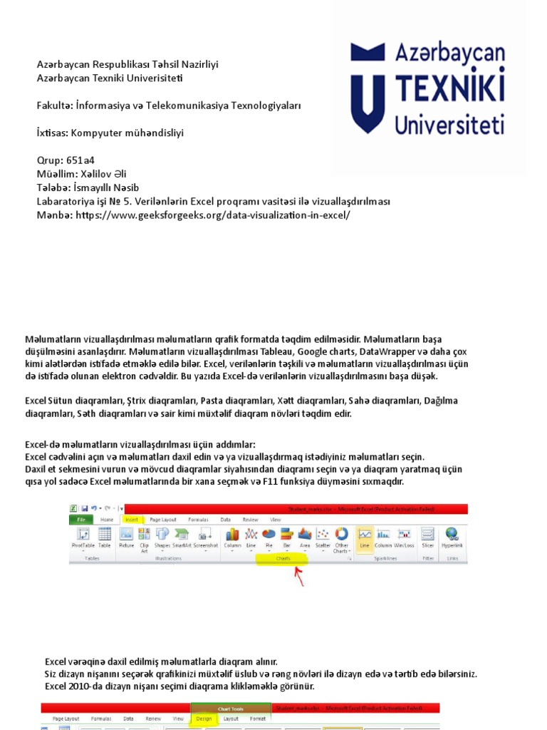 MS Excel Labaratoriya No 4 | PDF