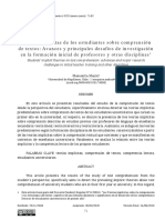 Teorías implícitas sobre comprensión lectora en estudiantes universitarios