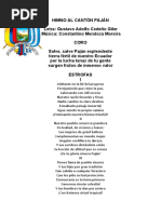 Himno del Cantón Mejía: Letra y Música | PDF