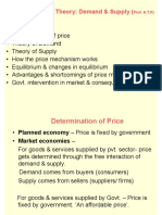 Price Theory: Demand, Supply, and Market Equilibrium (Prof. ATF