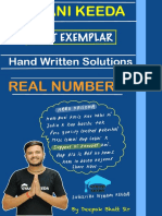 Real Number NCERT Exemplar Hand Written Solutions