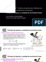 Unidad 02 - 8 - Principio de Impulso y Cantidad de Movimiento Lineal PDF