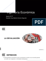 Ingeniería Económica: La devaluación y sus efectos