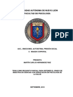 Tesis I.M.C., EMOCIONES, AUTOESTIMA, PRESIÓN SOCIAL PDF