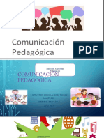 Comunicación pedagógica e introducción a procesos educativos