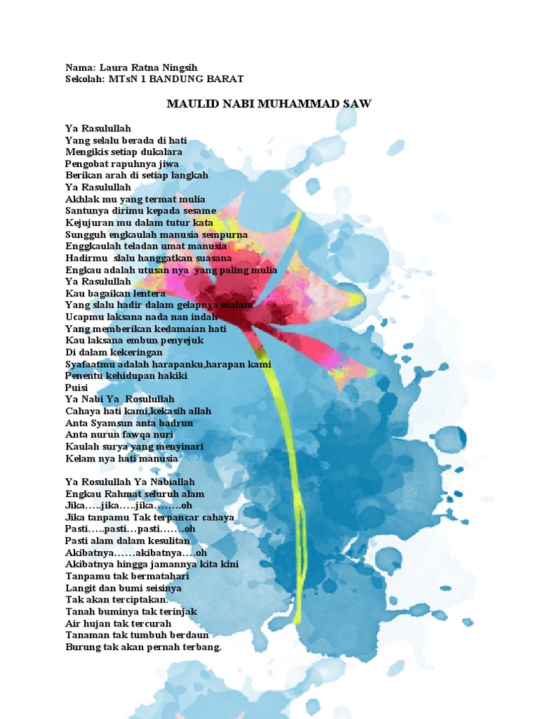 Puisi tentang Rasulullah dan Kehidupan | PDF
