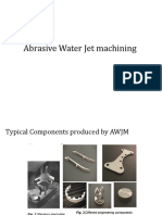 Abrasive Water Jet Machining