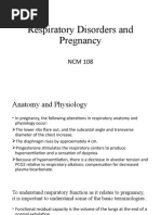 Respiratory Disorders and Pregnancy