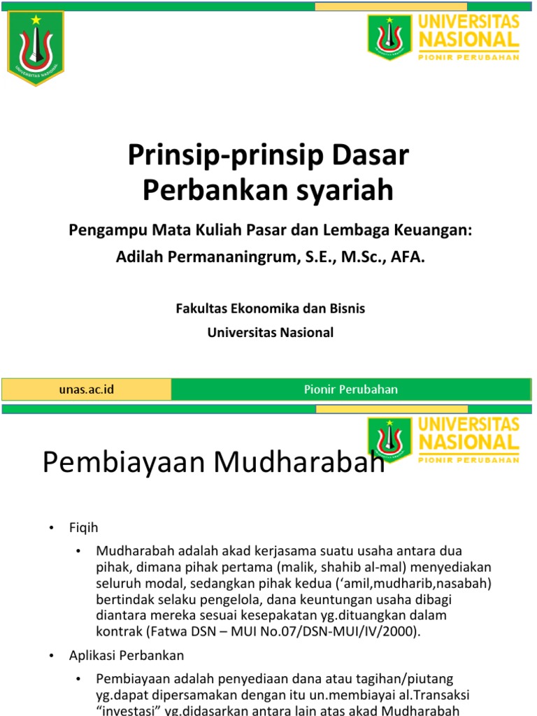 Prinsip Perbankan Syariah 3 Pdf Pdf