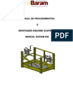 Manual de procedimentos para montagem de andaime suspenso Baram 600