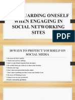 Safeguarding Oneself When Engaging in Social Networking Sites