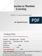 Introduction to Machine Learning: Key Concepts