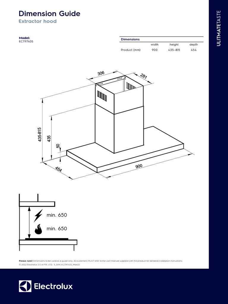 Electrolux Kitchen Hood PDF