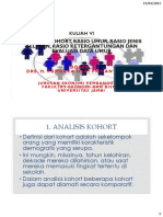 Kuliah 6 Analisis Kohor, Rasio Umur, Dan Evaluasi Data Umur