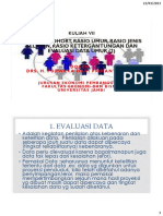 Kuliah 7 Analisis Kohor, Rasio Umur, Dan Evaluasi Data Umur