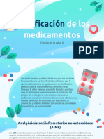 Clasificación de Los Medicamentos - Ciencias DLS PDF