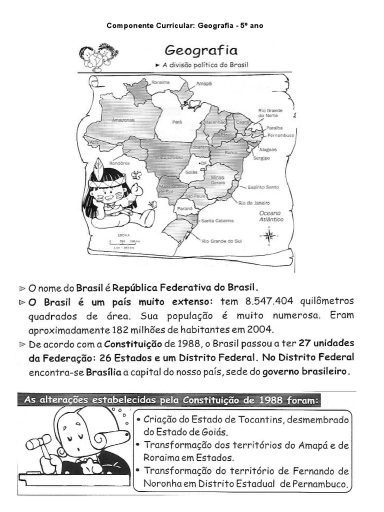 Atividade 5 Ano - Semana 2 - História e Geografia | PDF