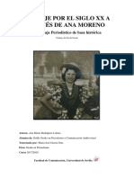 Un Viaje Por El Siglo XX A Traves de Ana Moreno TFG