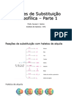 Reações de Substituição Nucleofílica (SN1 e SN2