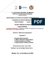 Tarea 2-U2. Calculo Integral. Equipo 2