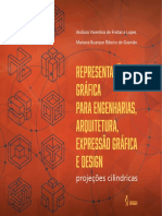 Representação Gráfica para Engenharias, Arquitetura, Expressão Gráfica e Design: Projeções Cilíndricas