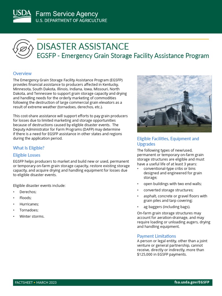 USDA Grain Bin Replacement Program PDF