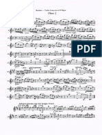 1ere Année - Hautbois - Brahms - Cto Violon PDF