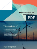 Vėjo Energija Ir Jos Panaudojimas