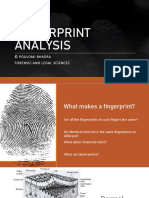 Fingerprint Analysis PDF