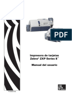Zebra ZXP8 Manual de Usuario PDF