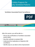 Ventilator Associated Event Surveillance