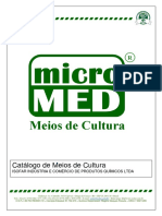 Catálogo de Meios de Cultura para Microbiologia