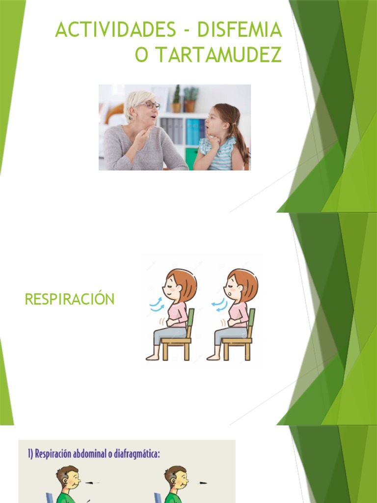 Actividades Disfemia Tartamudez (Fluidez) | PDF