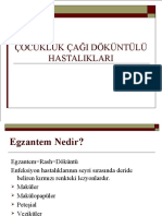 Çocukluk Çaği Döküntülü Hastaliklari