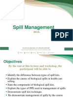 Blood Spill Management Is One of BICSL Ptogram Component