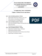 Software Engineering - Theory (1030106403) - Assignment IV PDF