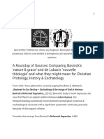 A Roundup of Sources Comparing Bavinck's Nature & Grace' and de