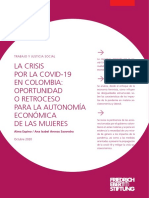 Impactos de género de la crisis por COVID-19 en Colombia