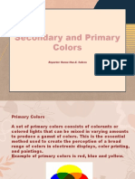 Secondary and Primary Colorsppt