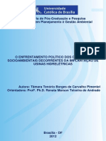 Enfrentamento Político Construção Hidroelétricas