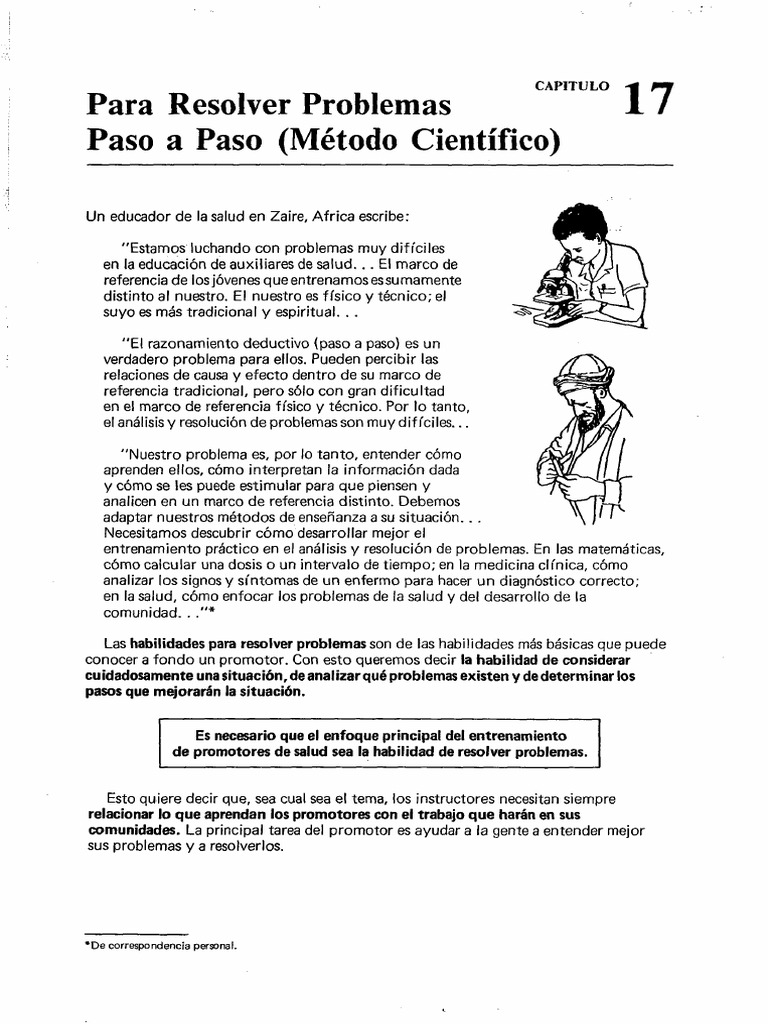 Método Científico para Resolver Problemas | PDF | Curación por la fe ...