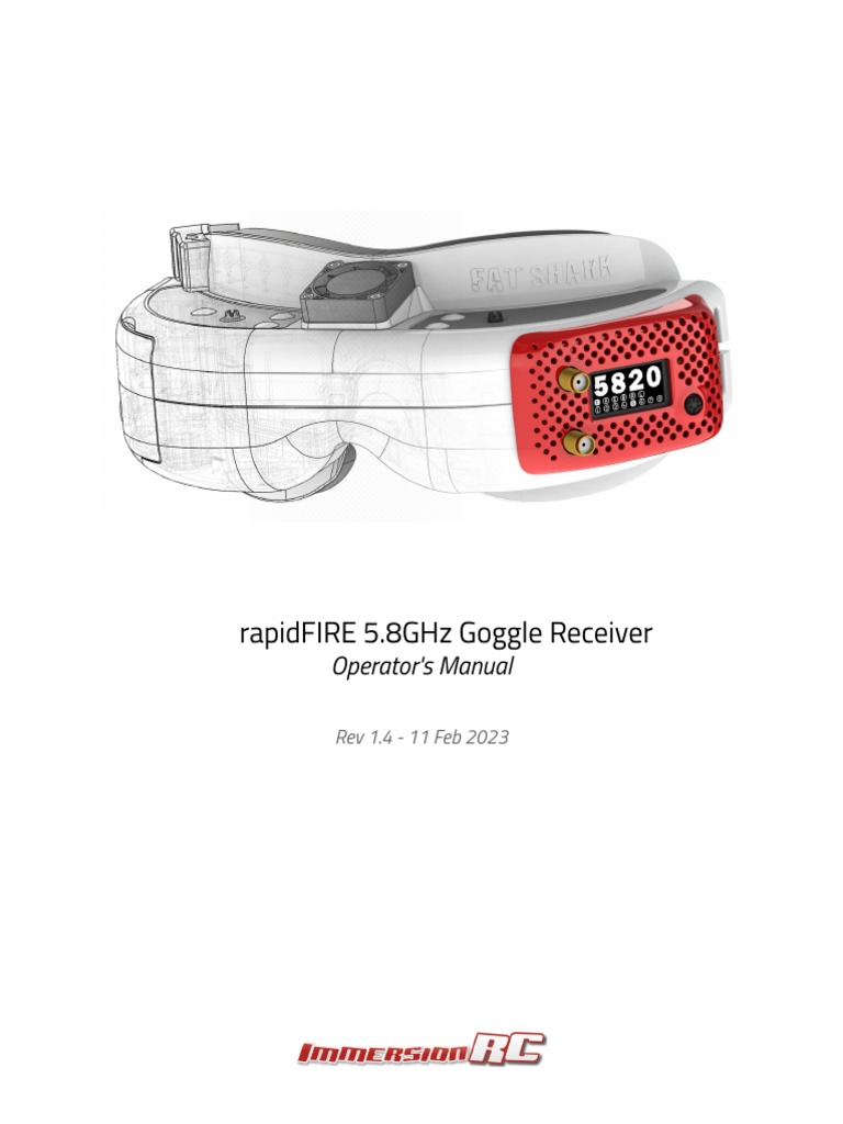 rapidFIRE 5.8GHz Receiver Manual | PDF | Usb | Electrical Connector