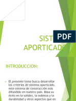 sistema aporticado