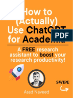 Use ChatGPT for Academia Research