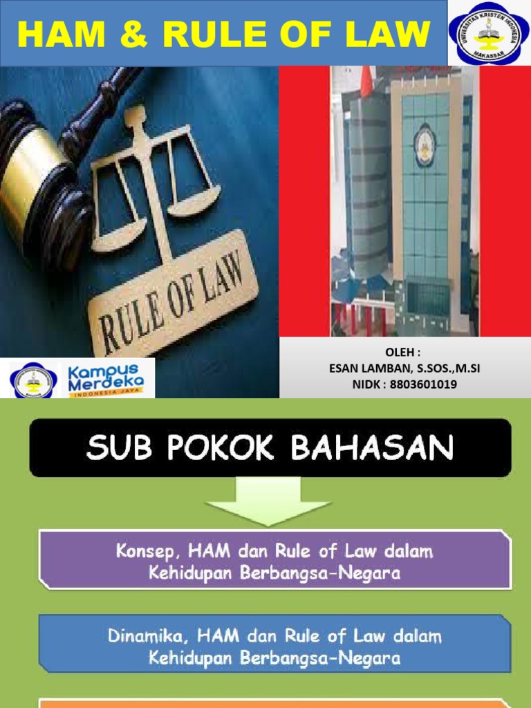 Ham & Rule of Law PDF