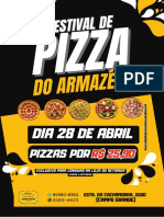 Festival de Pizza com promoção de R$25,90