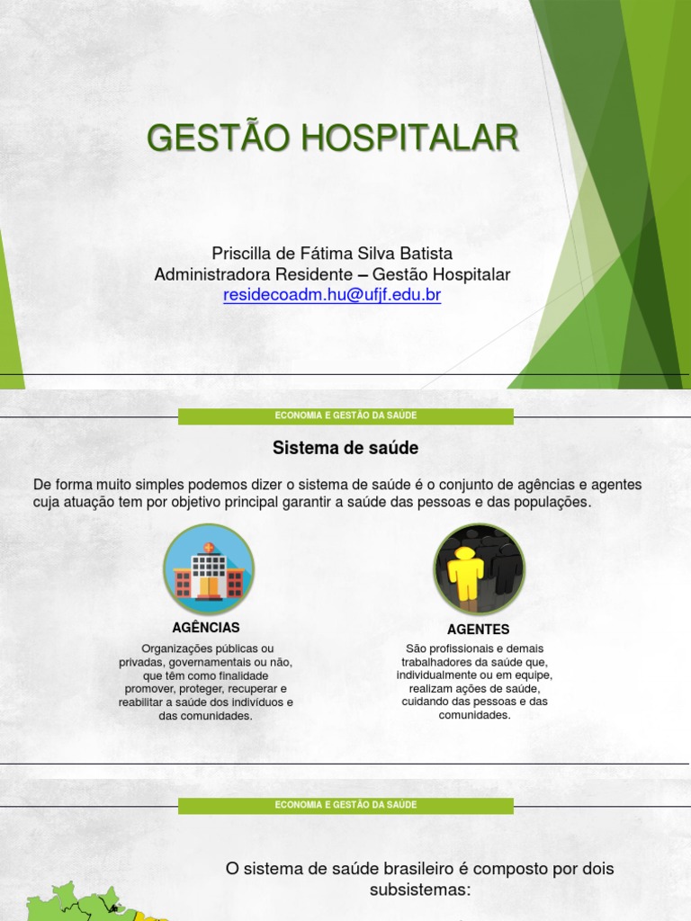 Aula 10 Gestão Hospitalar PDF | PDF | Hospital | Desperdício