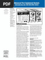 Tektronix sg5010 sg505 - Datasheet PDF