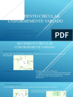 Movimiento Circular Unifomemente Variado (Mcuv)