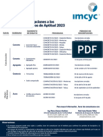 Calendario de Programas PEA 2023